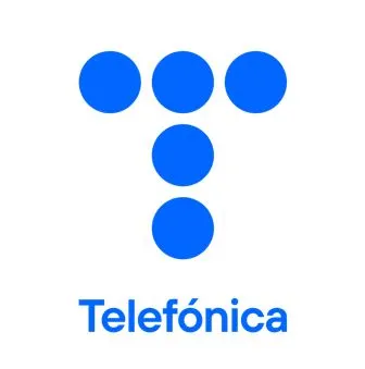 Logo de Telefónica - empresa líder en telecomunicaciones que confía en CPCON para gestión de inventario y activos